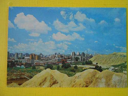 END OF SUMMER SALE!!! Vintage Post Card: Johannesburg from the mine dumps looking North